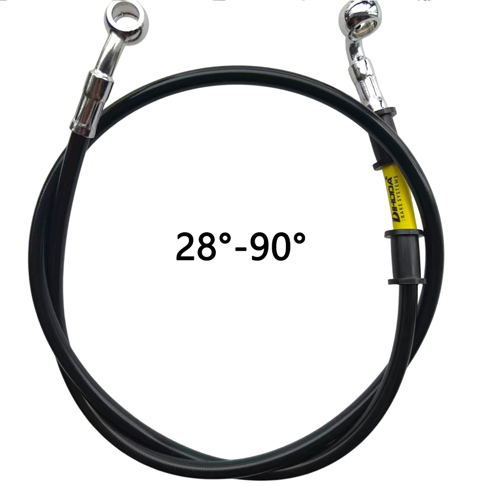 Черный 28 ° -90 °   Гидравличе – обзор и цена Brake Line Motorcycle